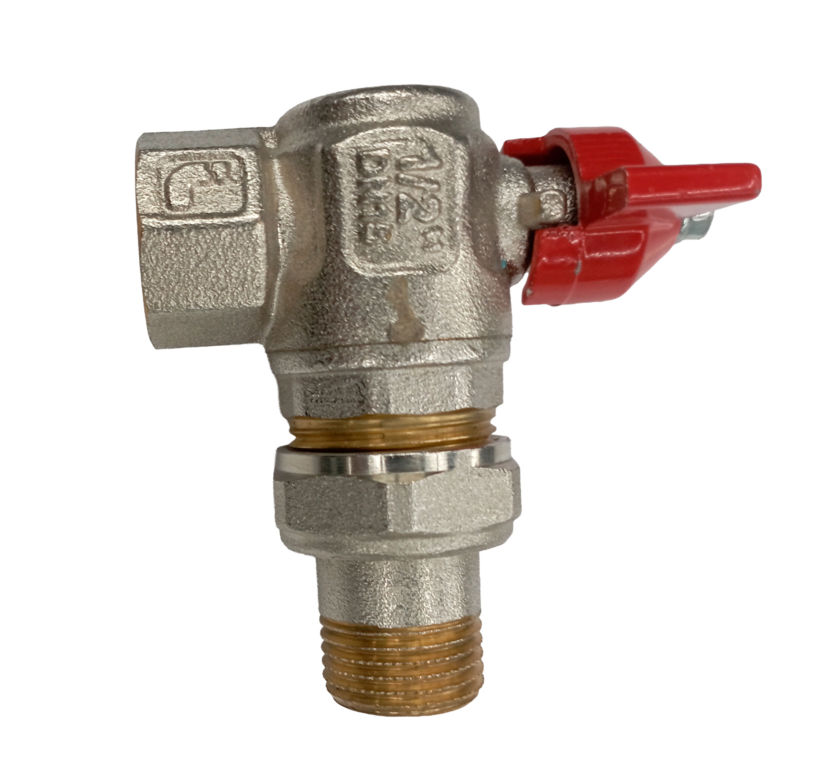 Robinet colț/bilă cu olandez 1/2" FE/FI PN50 IDEAL ITAP