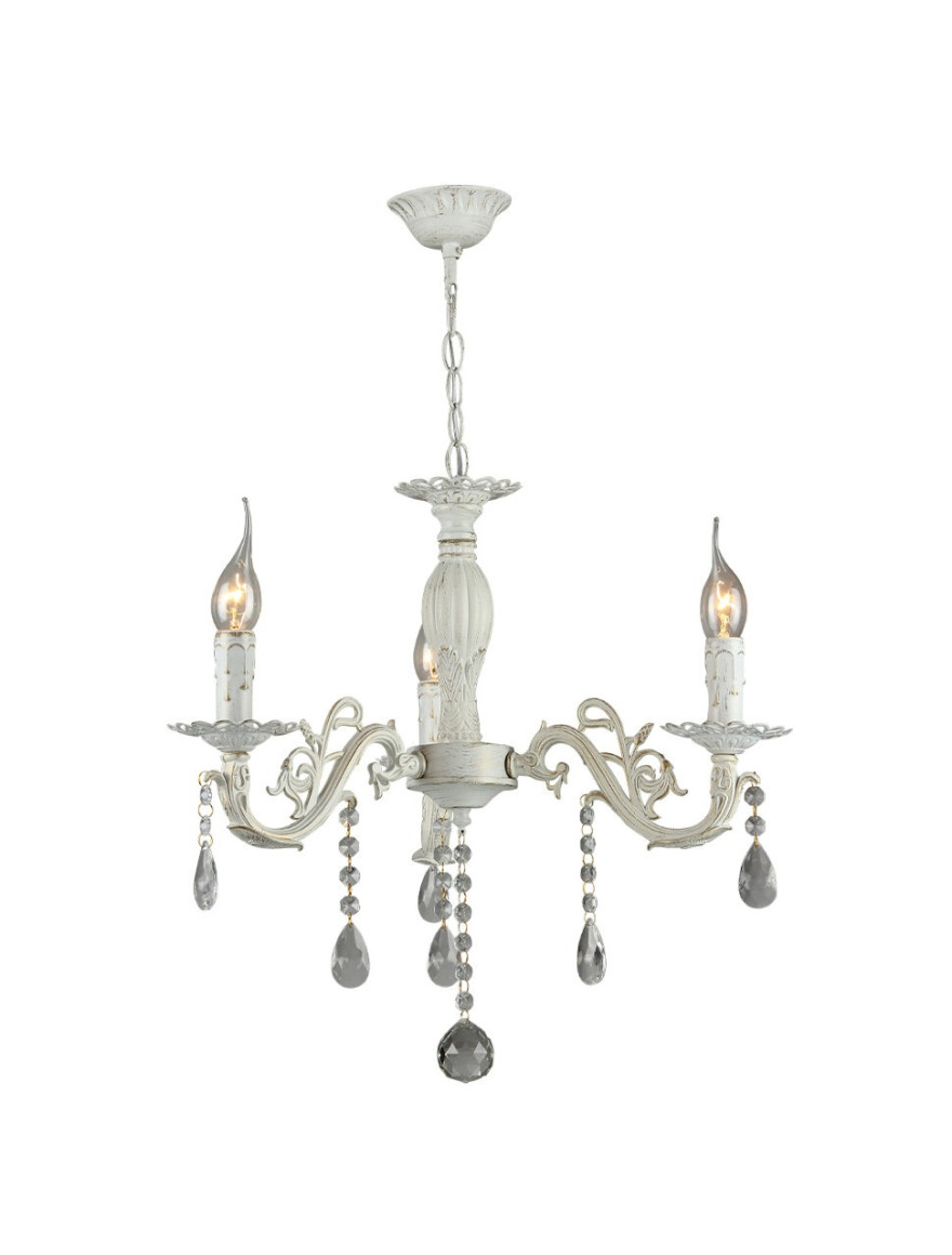 Lustră GUPSE 3xE14 White Begusa