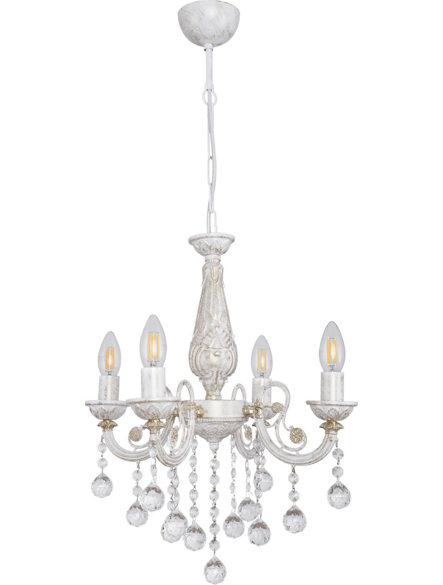 Lustra GUPSE 4xE14 White Begusa