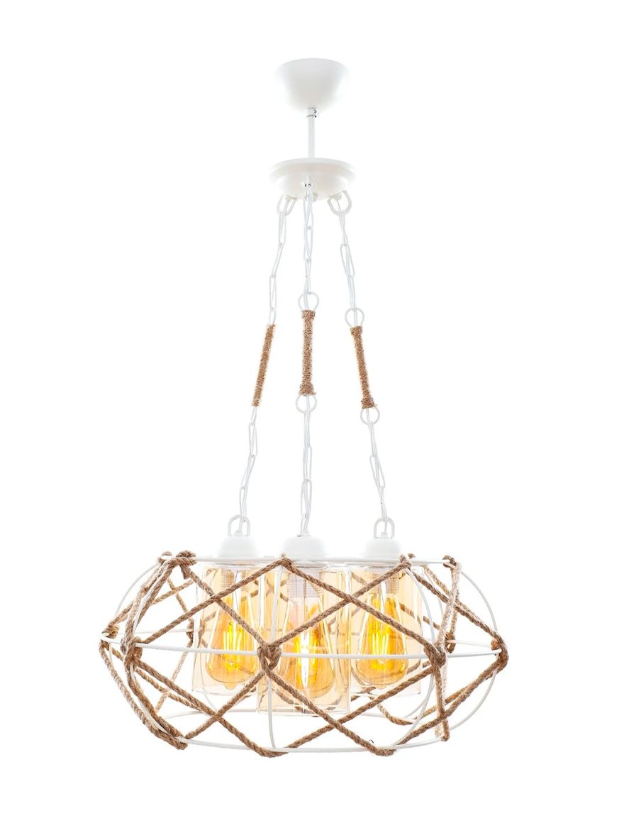 Lustră MEVSIM 3xE27 White sfera Begusa