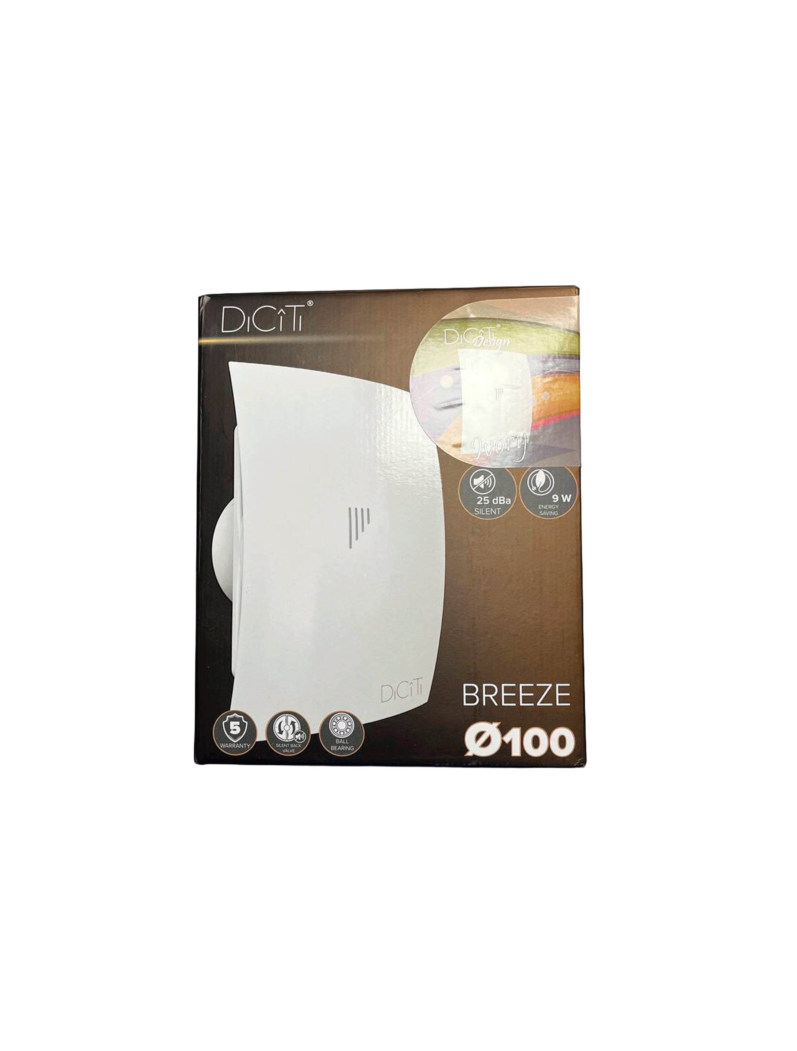 Ventilator cu supapă D100 BREEZE 4C Ivory Era