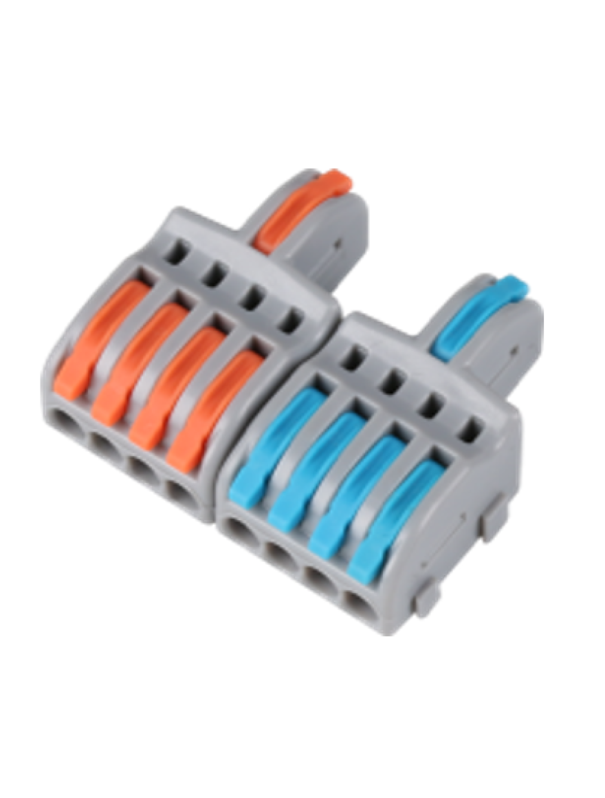 Conector cablu F28 gri (50buc) TOPKAB