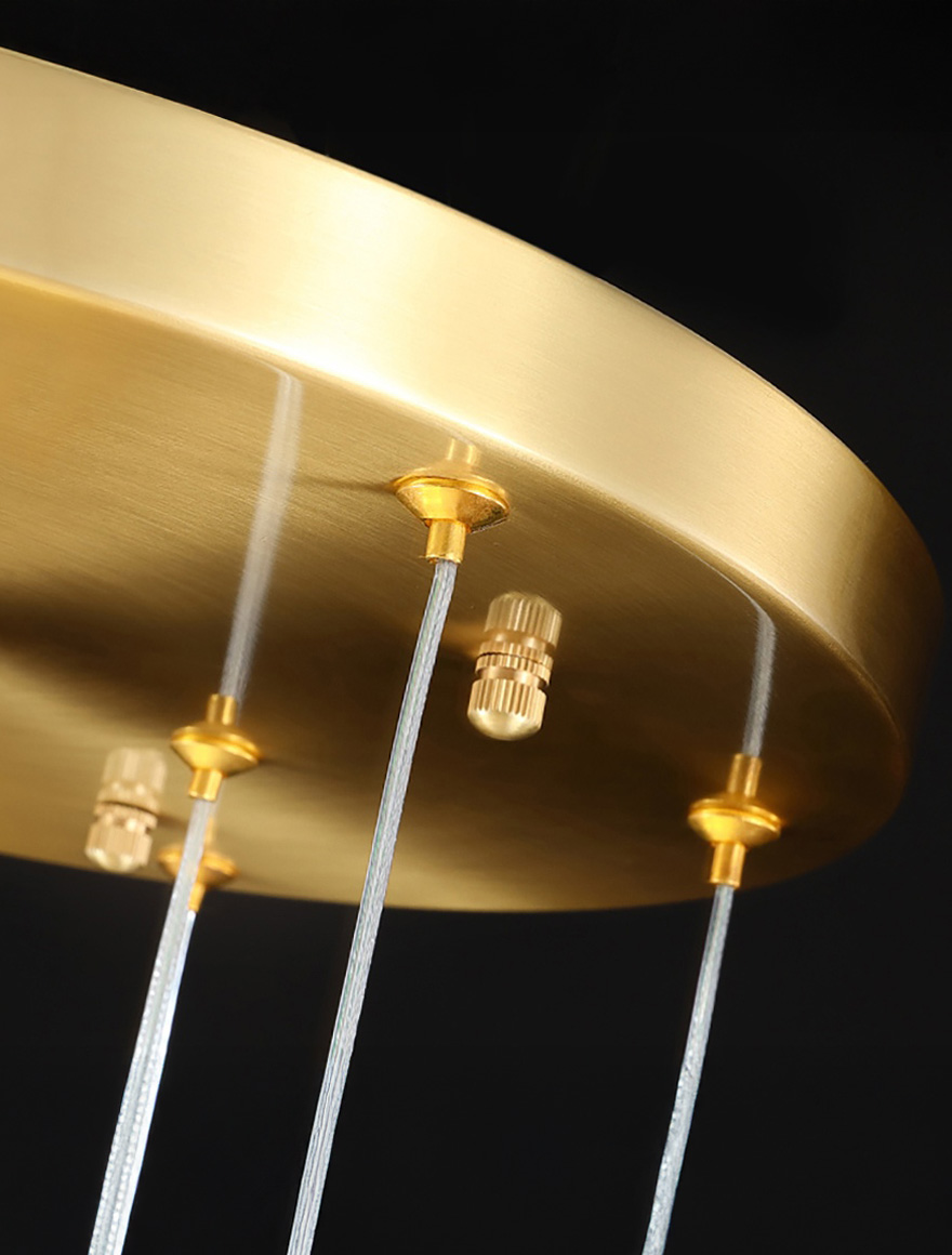 Lustră LED JH-802-10 D40xH190,10x5W,Metal+Crystal,Gold+Clear  LuminaLED 3