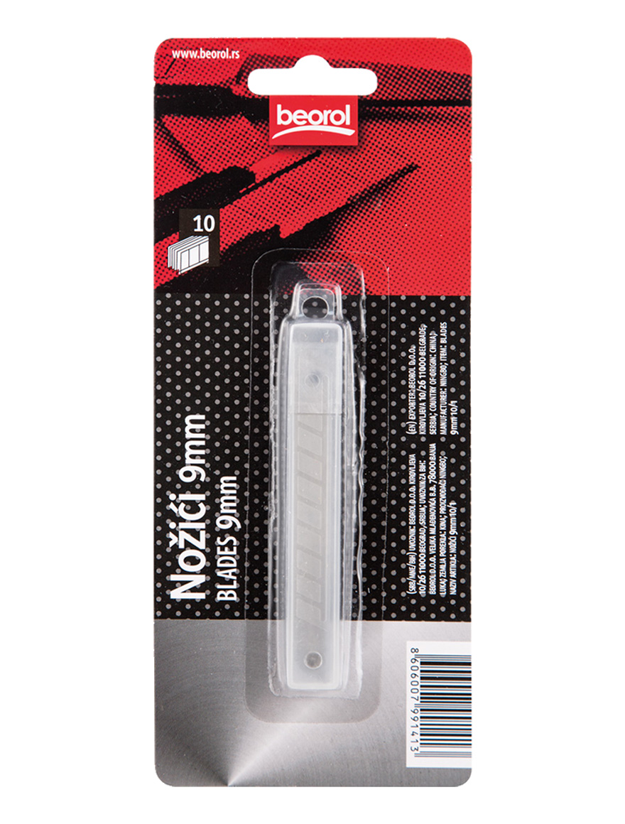 Lamă de schimb 9mm 10buc Beorol