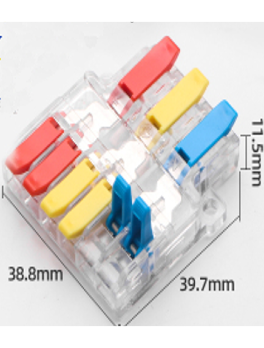 Conector cablu PCT-636 transp (25buc) TOPKAB