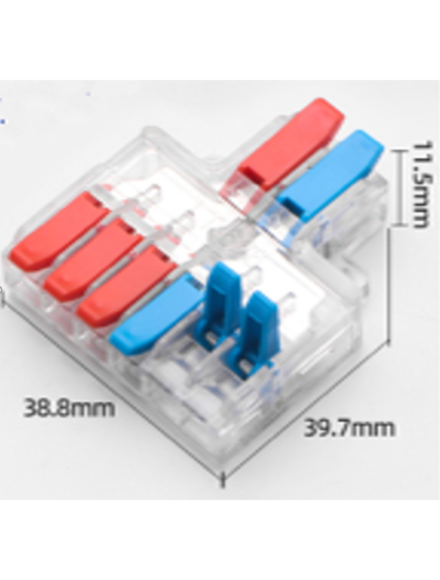 Conector cablu PCT-626 transp (25buc) TOPKAB