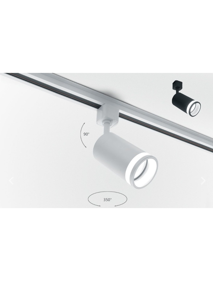 Proiector LED track light FN AL161, GU-10 trac alb,220V,55x100mm