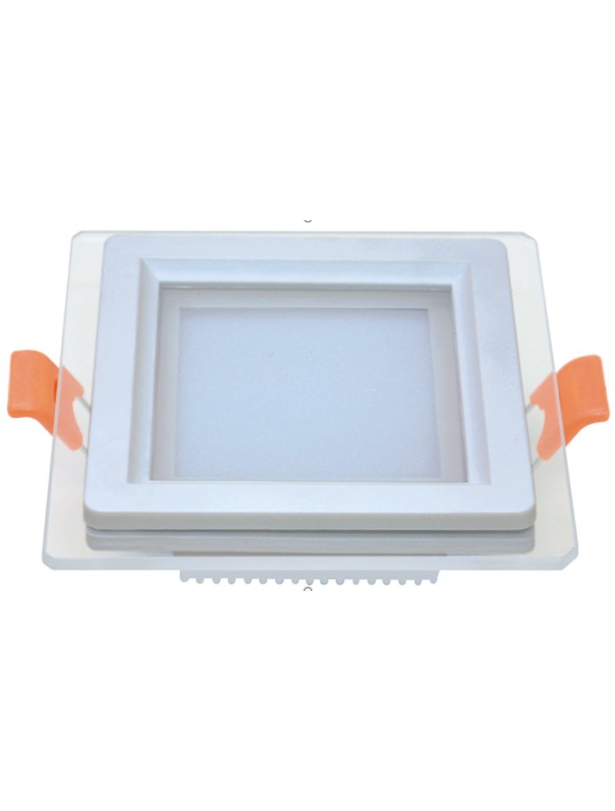 Spot LED SMDGPS9 pătrat încorp 9W D120cm  3culori Luminaled