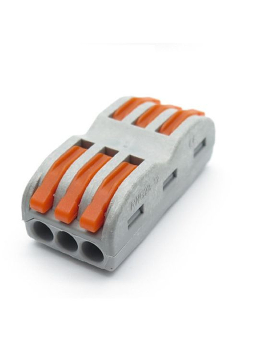 Conector cablu SPL-3 gri (30buc) TOPKAB