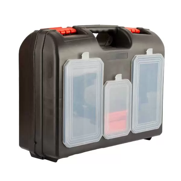 754202 Ladă pentru instrumente P.M.02 300x405x155mm cu organizator Profmet