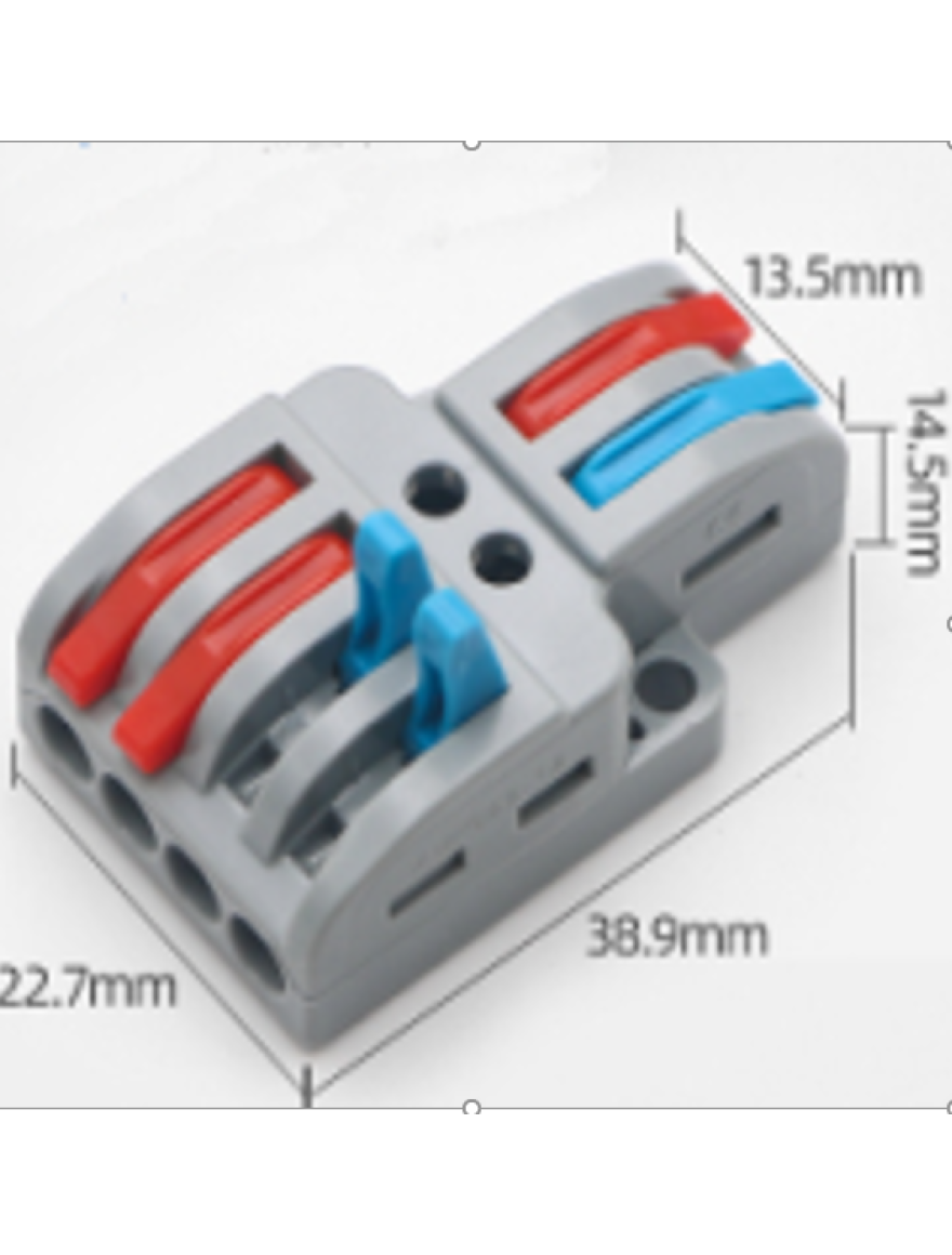 Conector cablu LT-422 /KV424 gri (50buc) TOPKAB