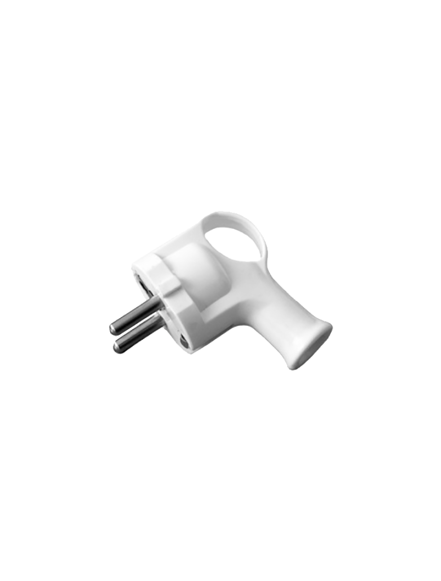 Fișă cu inel cu împ. WT-16UZ BI Uni-Schuko, 250V 16A albă 20buc/cut TIMEX