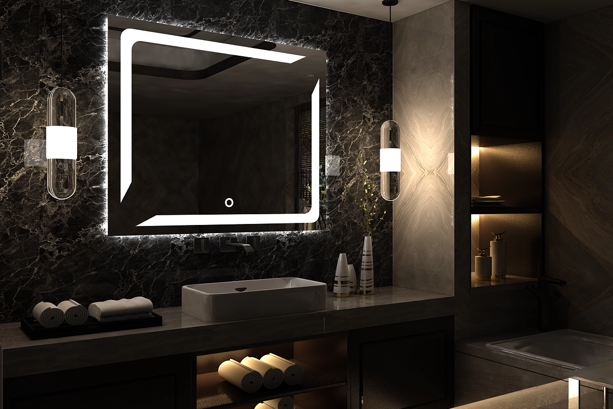 Зеркало Beverly 1000x700мм