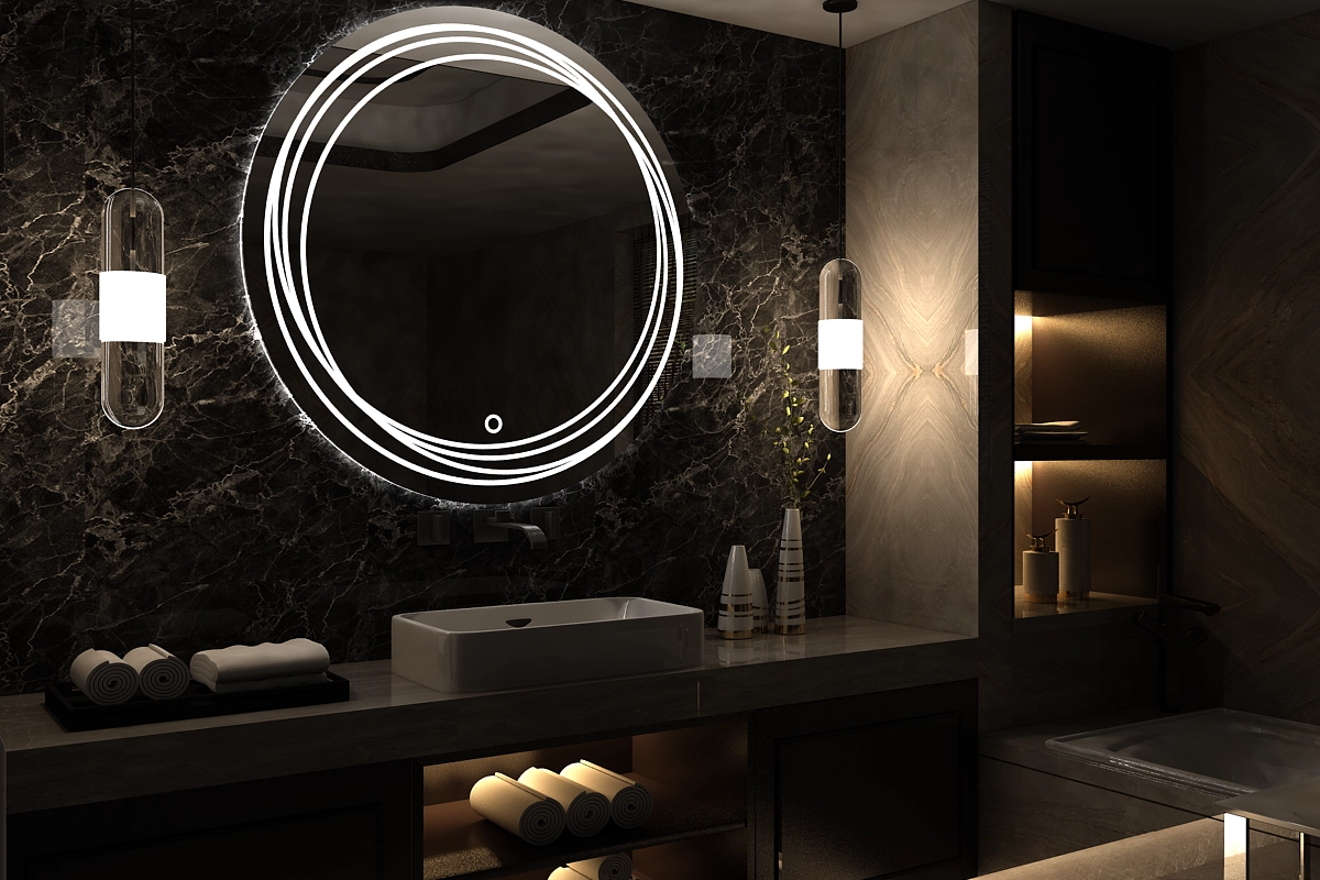 Зеркало Calypso D.600мм