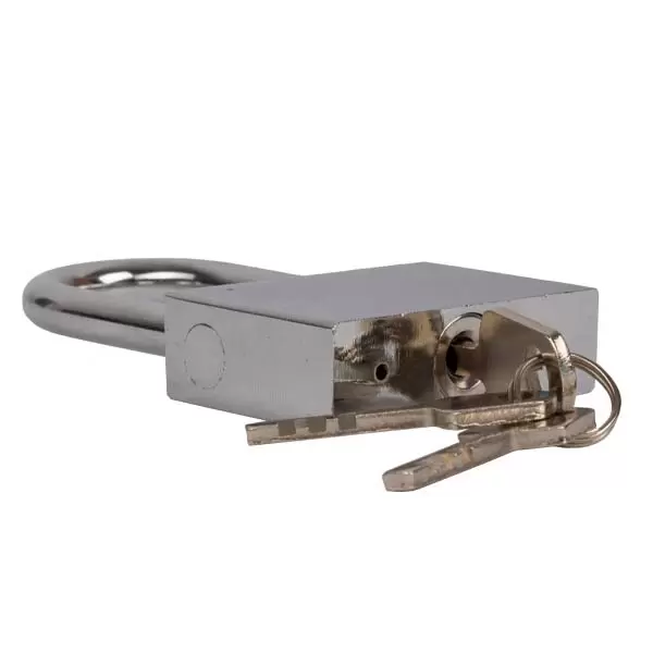 Lacăt b40mm fontă cromat toartă d7mm inox A3 3ch. Profmet