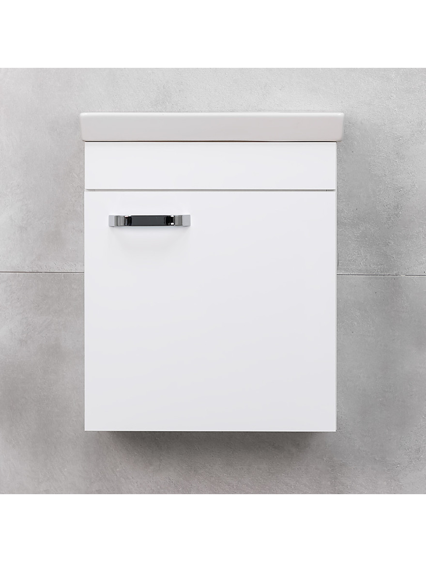 * 101935 Dulap baie suspendat Bayro Larra Pro sub lavoar Isik 450 alb