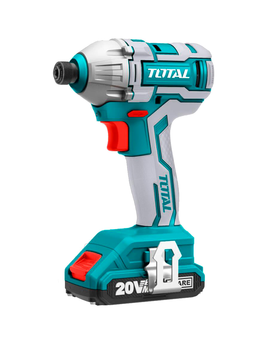 Аккумуляторный ударный шуруповерт 20,0V 2,0Ah 170Nm Total Brushless TIRLI2002