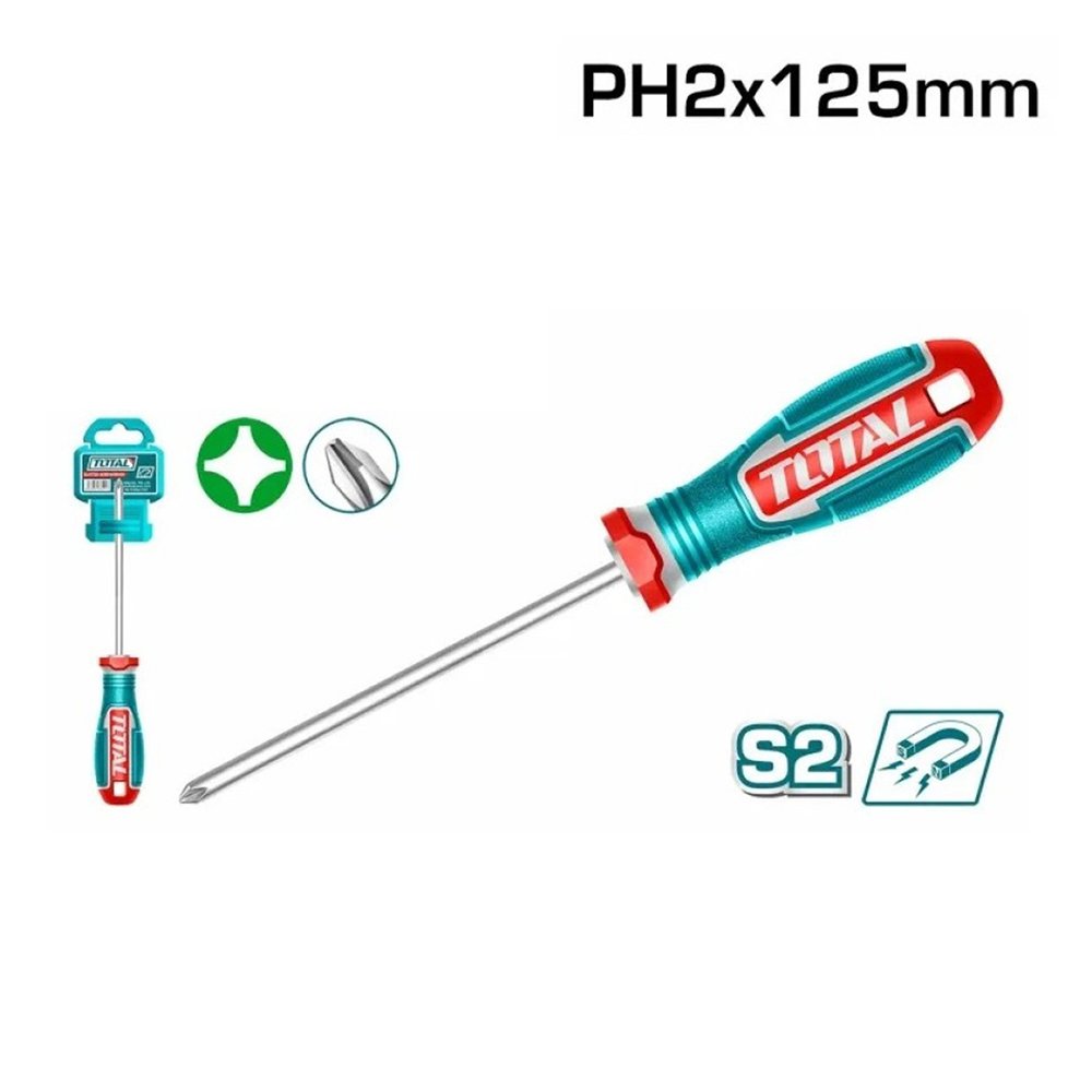 * Șurubelniță cruce PH2*125mm  THT26PH2125 Total