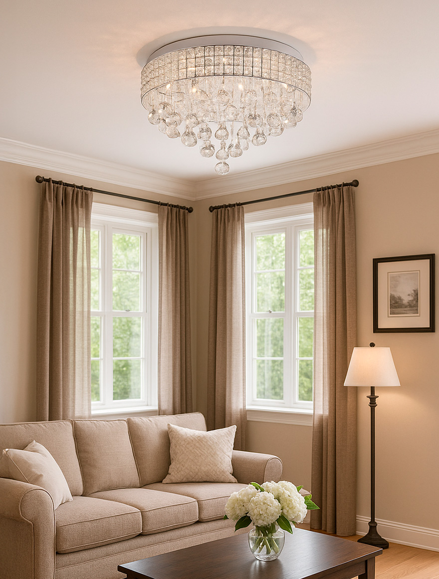 Lustră CAPRI 19027-L 9xG9 25W metal chrome ZUMALINE