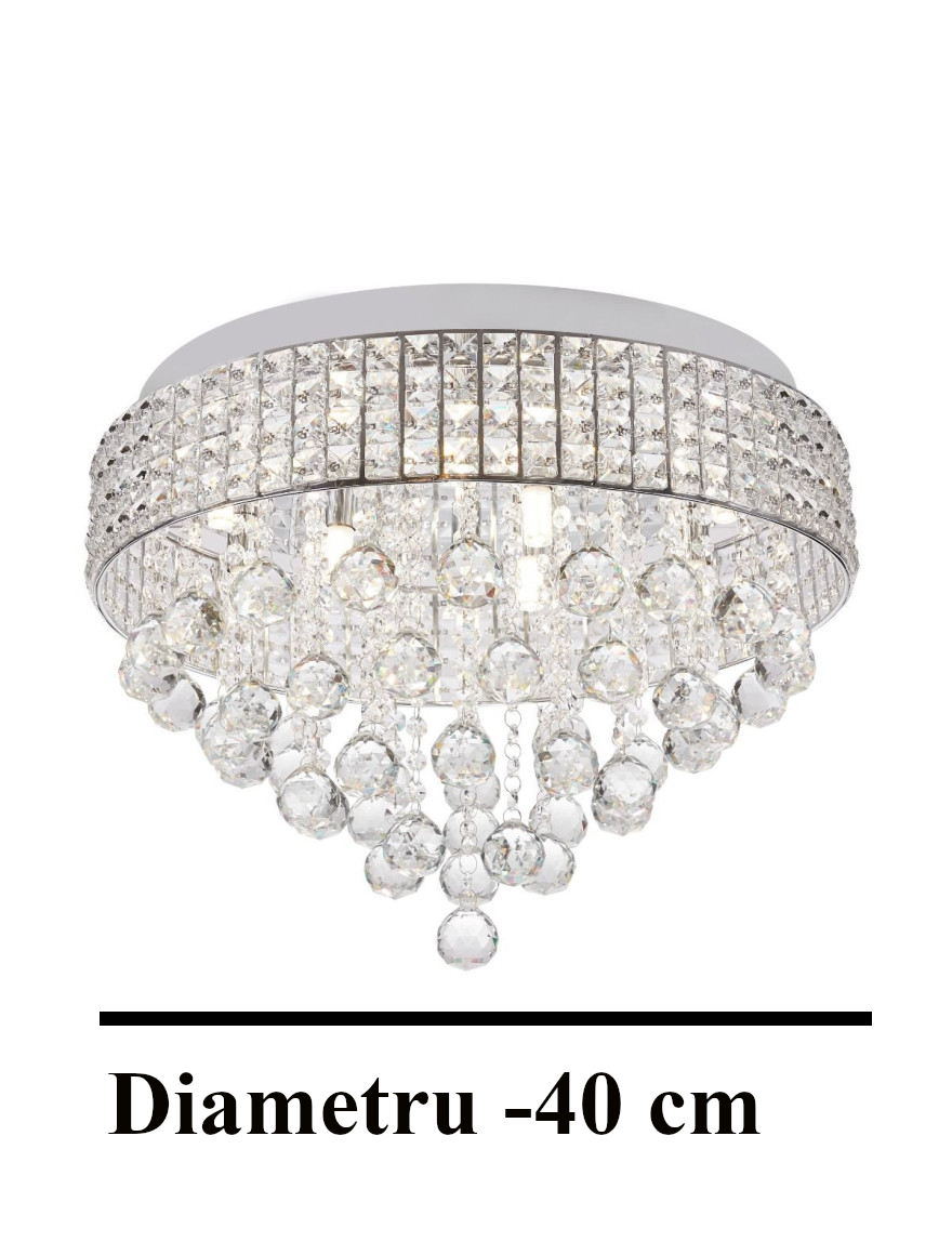 Lustră CAPRI 19027-L 9xG9 25W metal chrome ZUMALINE