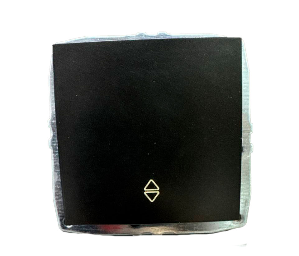 Проходной (лестничный) одноклавишный выключатель (механизм), графитовый, Mono, 10 шт.