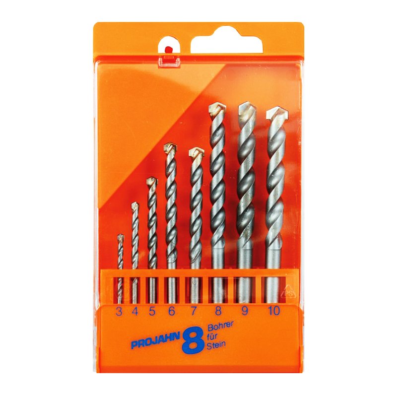 Классический набор сверл по бетону, 8 шт. 67045Projahn
