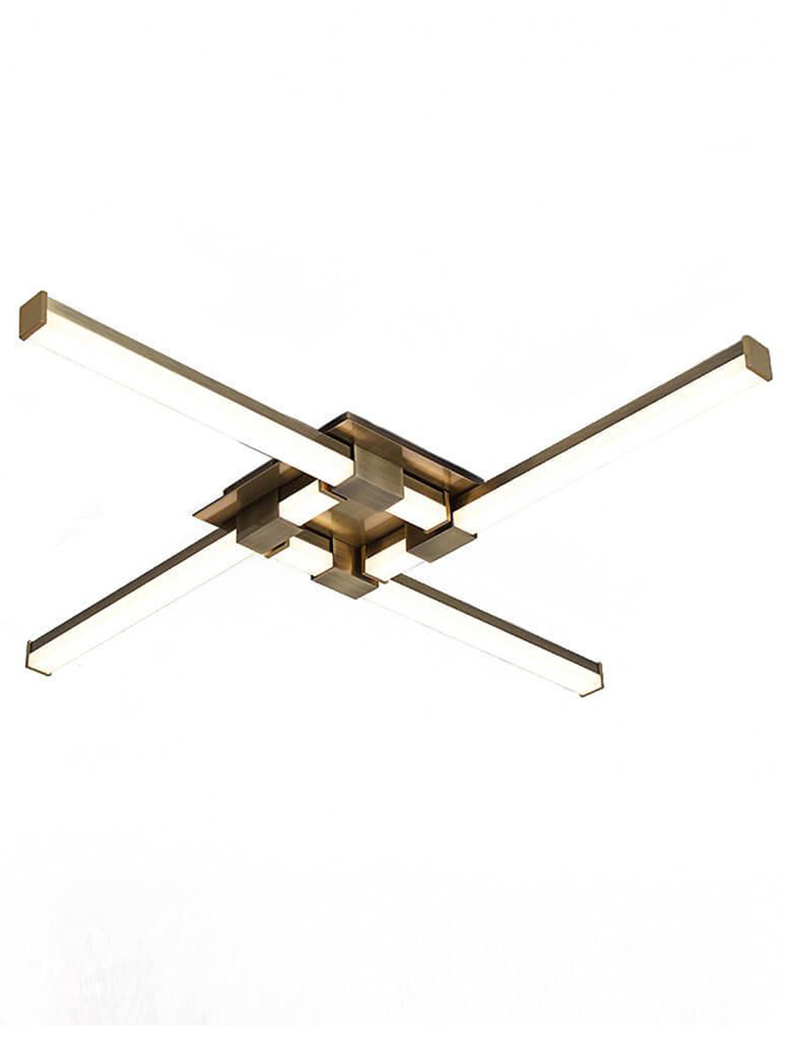 Lustra LED FS-073-X4-A,660x660x135, 39W,3000K,brush gold LuminaLED