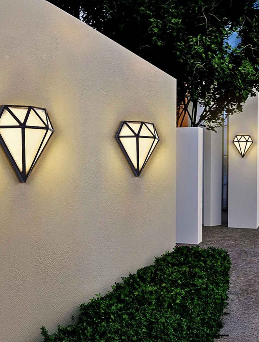 Aplică LED exterior SG-2022-12W IP65 3000K neagră LuminaLED