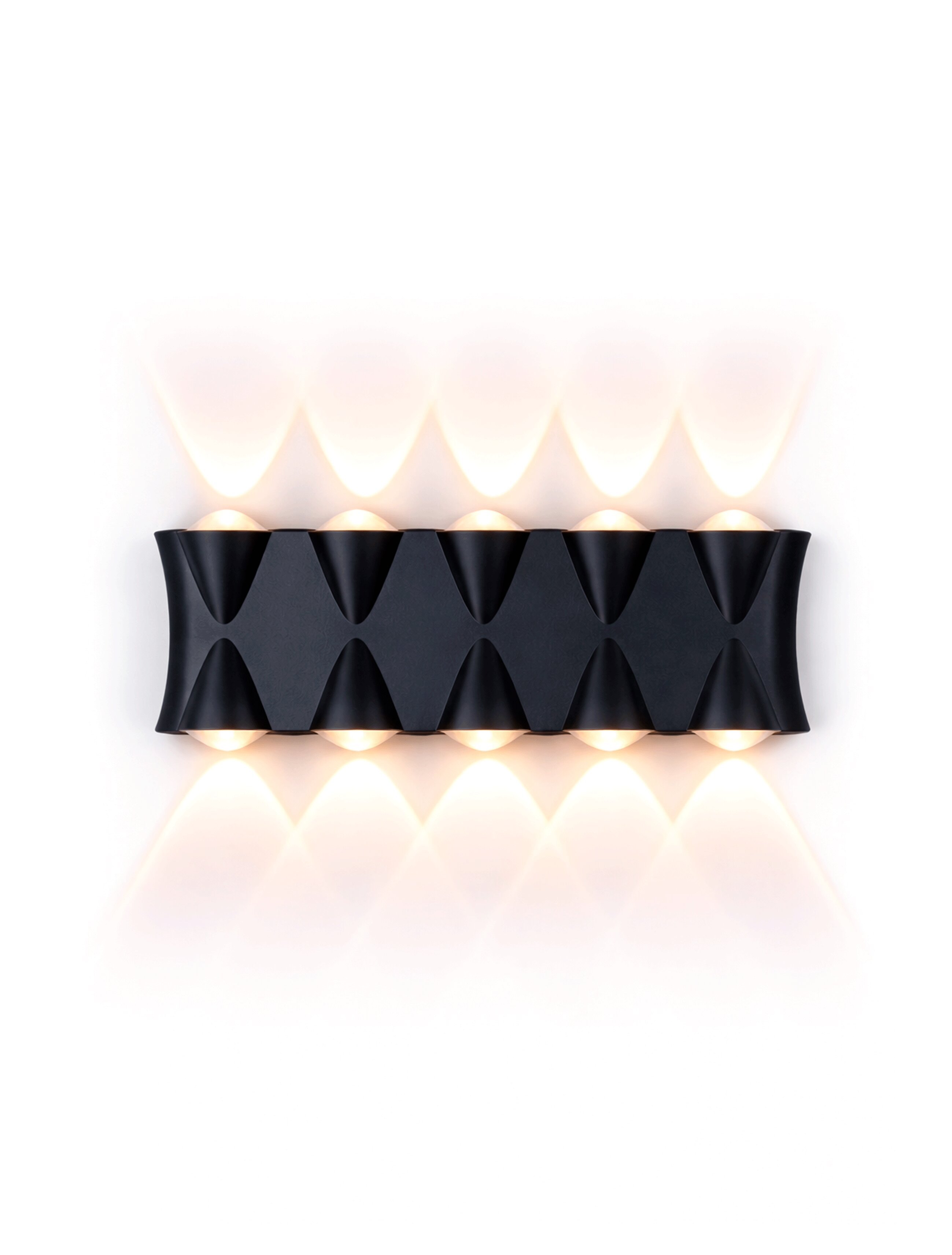 Aplică LED exterior SG-A01-10 10W IP65 3000K neagră LuminaLED