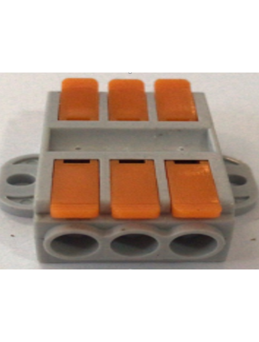 Conector cablu  KV226-3P gri+color  TOPKAB