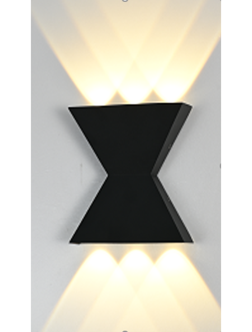 Aplică LED exterior SG-A04-6 6x1W IP65 3000K neagră LuminaLED