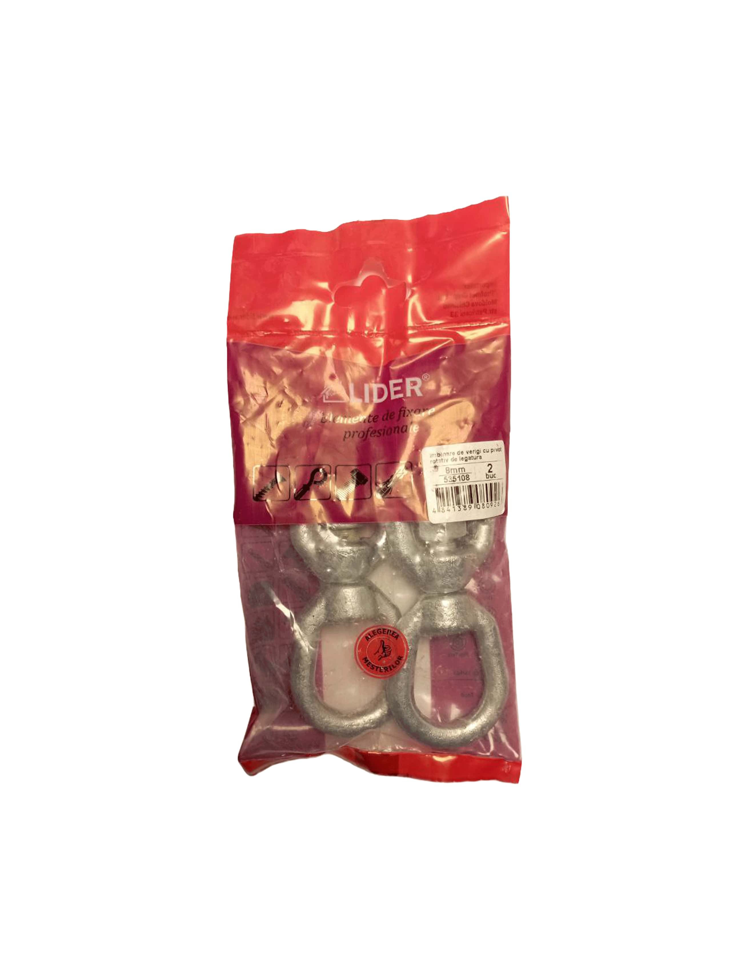 535108 Imbinare de verigi cu pivot rotativ de legatura 8mm_2buc.