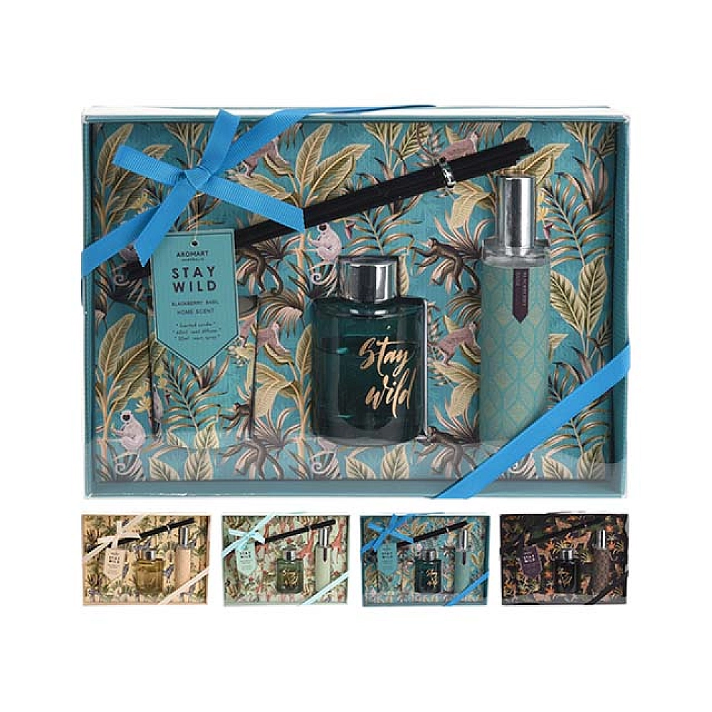 Set aromaterapie 3buc (аromă- lumânare+aromatizator+spray)