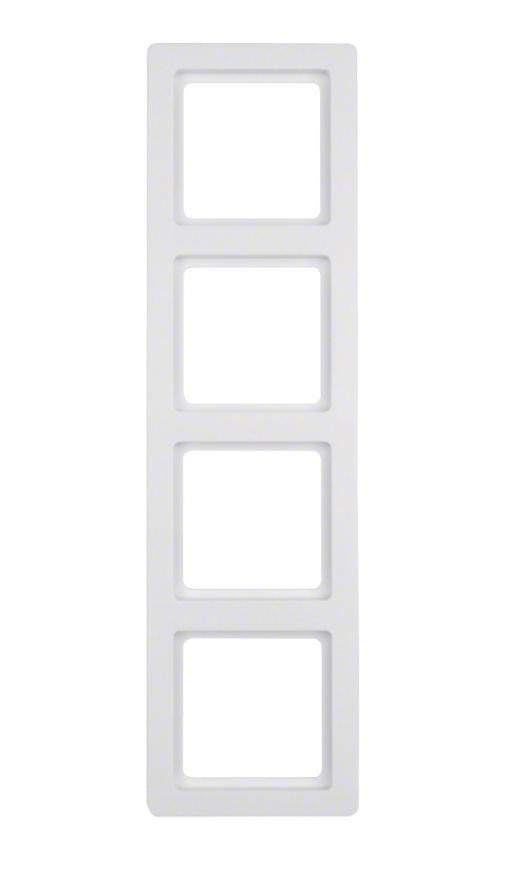 Рамка 4 поста, белая Q1 Berker