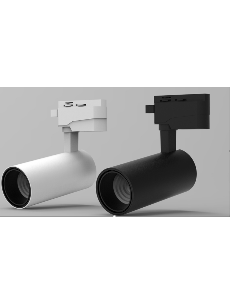 Proiector LED track light 1017-40W 6500K negru 80x170mm LuminaLED