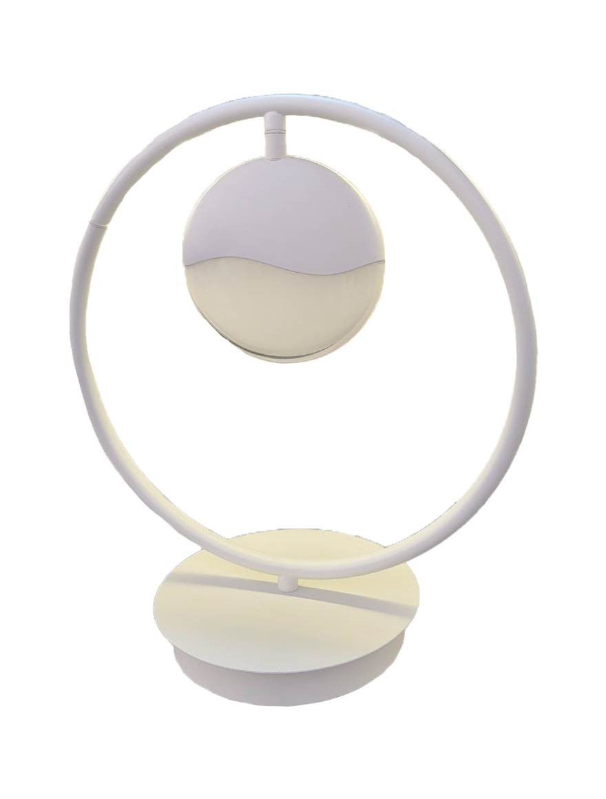 Lampă de masă LED FS-027-T1A D300x170x329 6W 3000K, sand white, LuminaLed