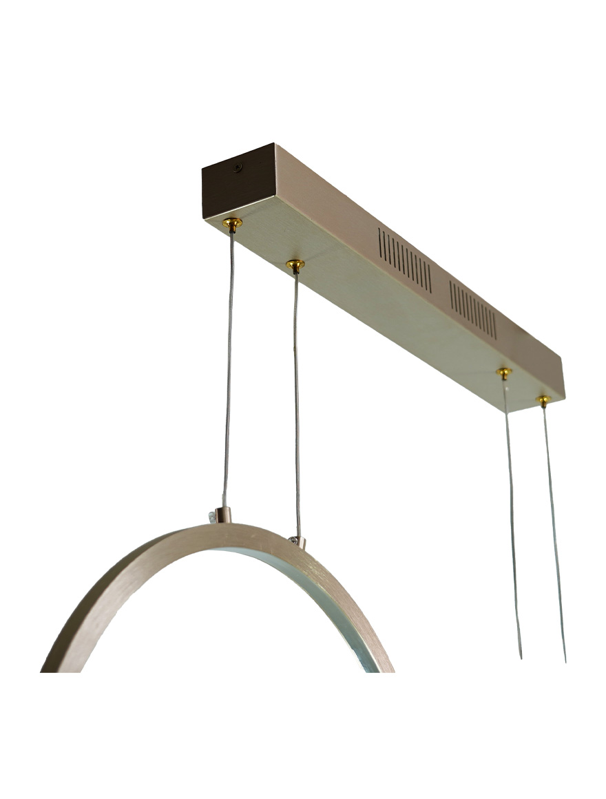 Lustră LED FS-072-D2-A D860x100x1.5m  68W 3000K,brush gold, LuminaLed 4