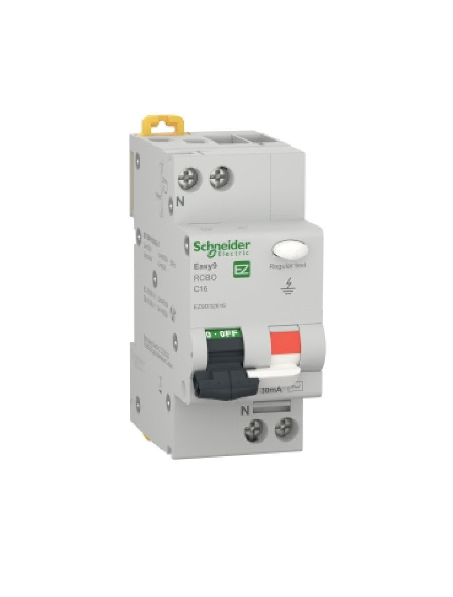 Întrerupător automat diferențial 1P+N EZ9D32616 C 30 mA 16A SCHNEIDER