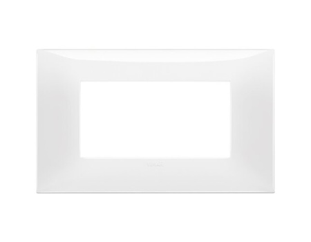 Рамка UP 4 модуля, белая Neve