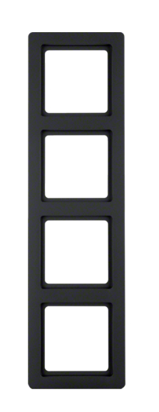 Рамка 4 поста, антрацит Q1 Berker