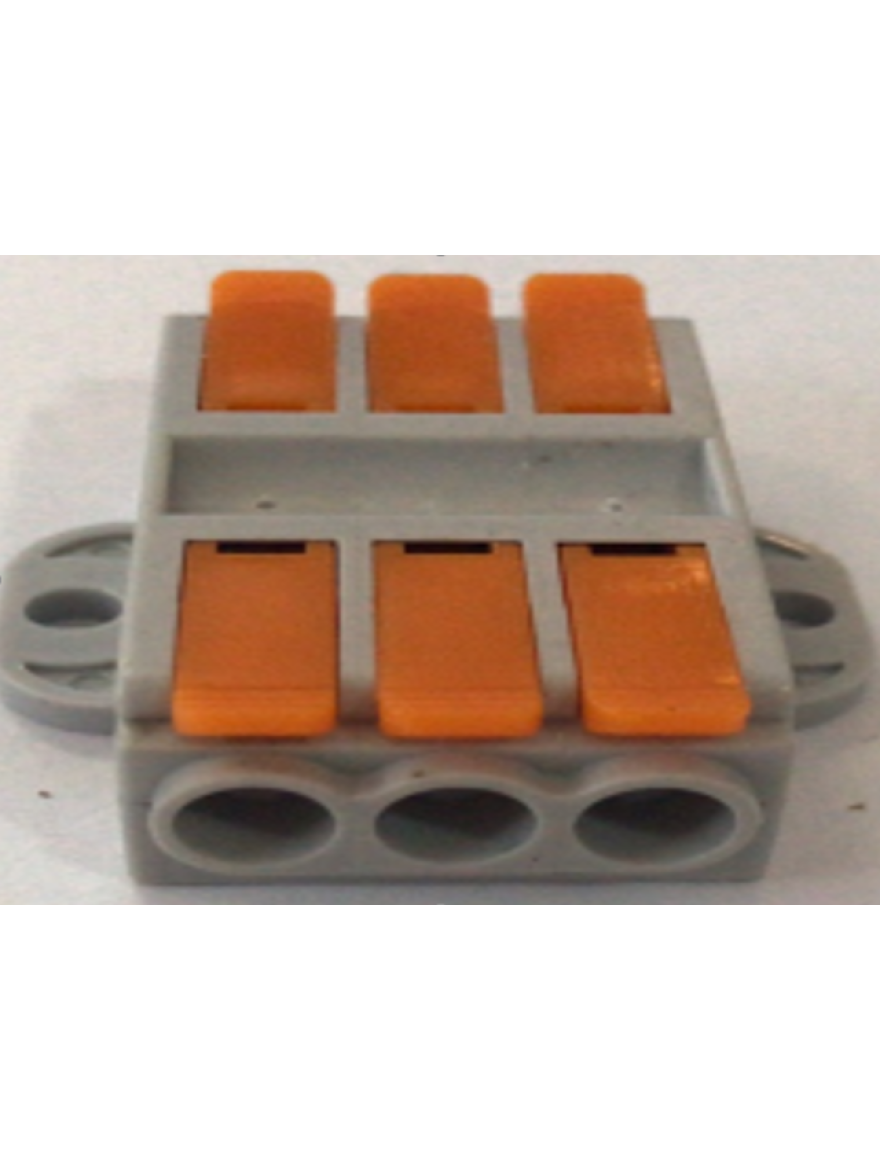Conector cablu  KV226-3P gri+orange  (70buc) TOPKAB
