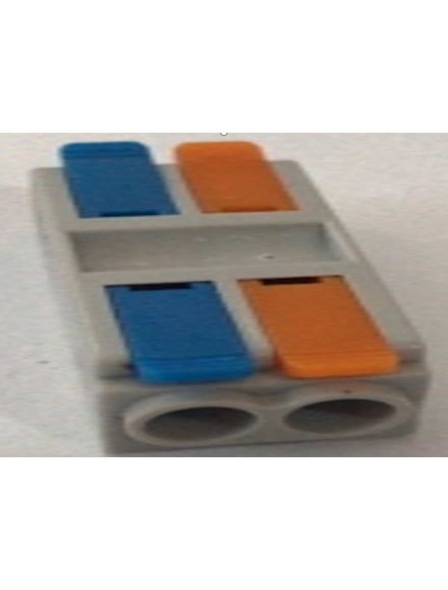 Conector cablu KV226B-2P gri+color TOPKAB