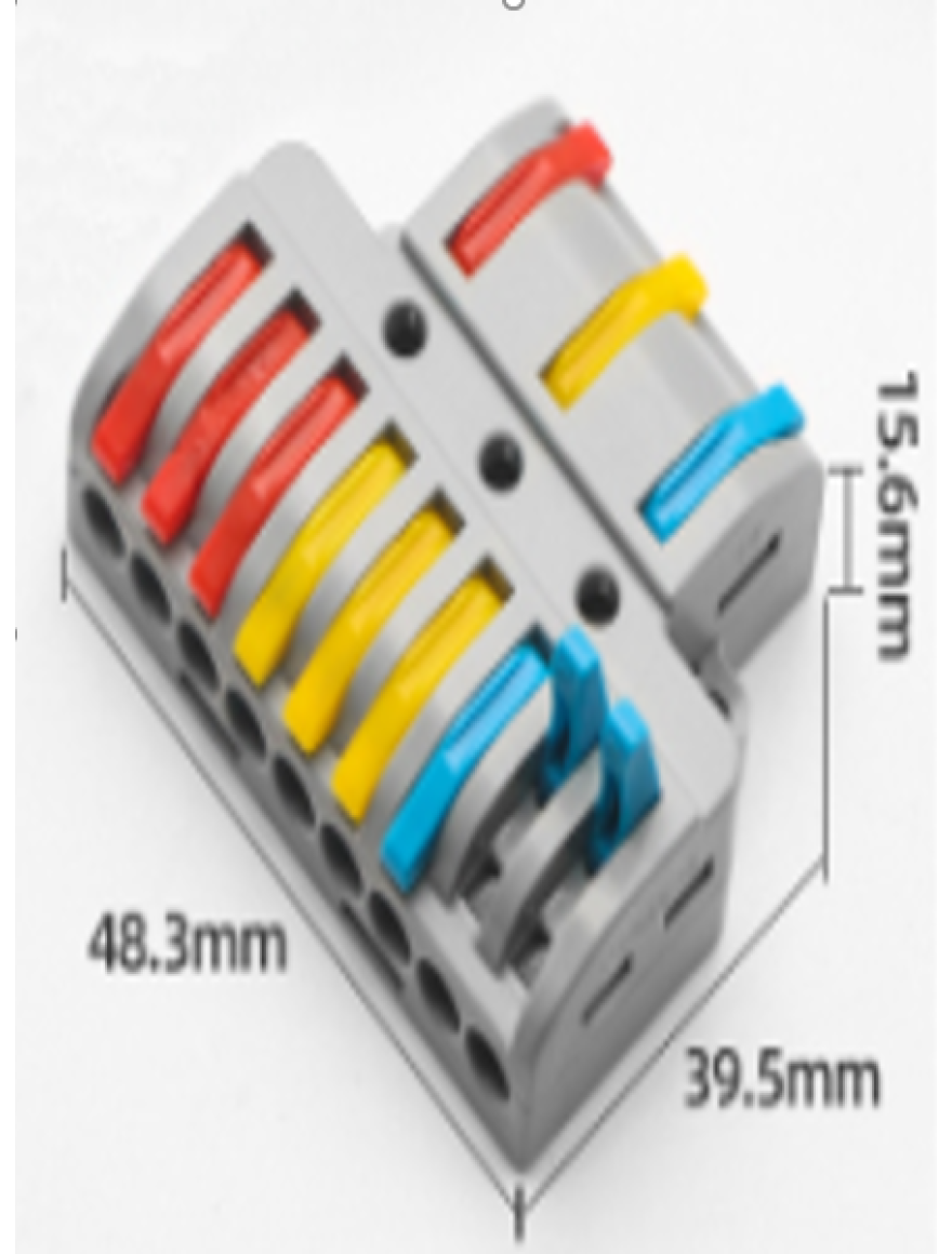 Conector cablu LT-933 gri+color TOPKAB