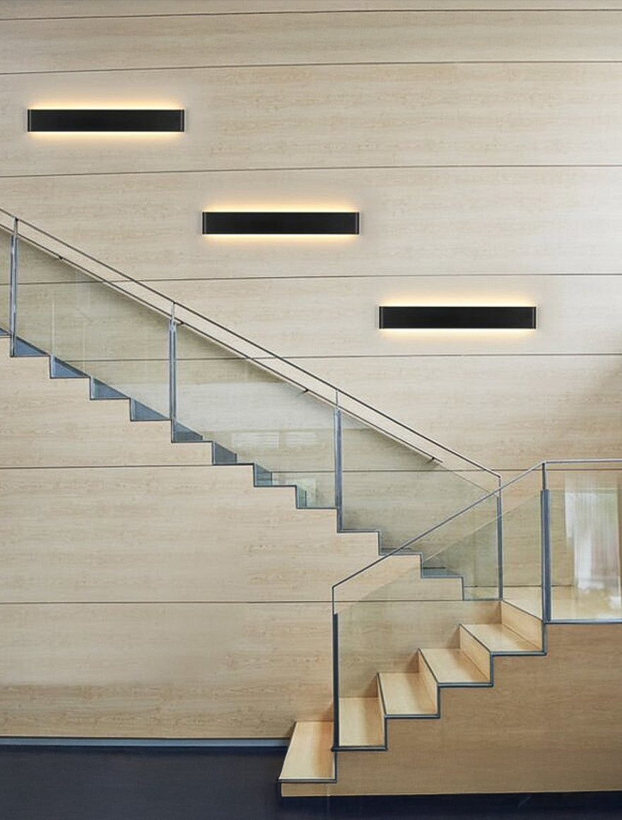 Светодиодный настенный светильник SG-2237-460 IP20 460x90x35 мм 18 Вт 3000 К черный LuminaLED