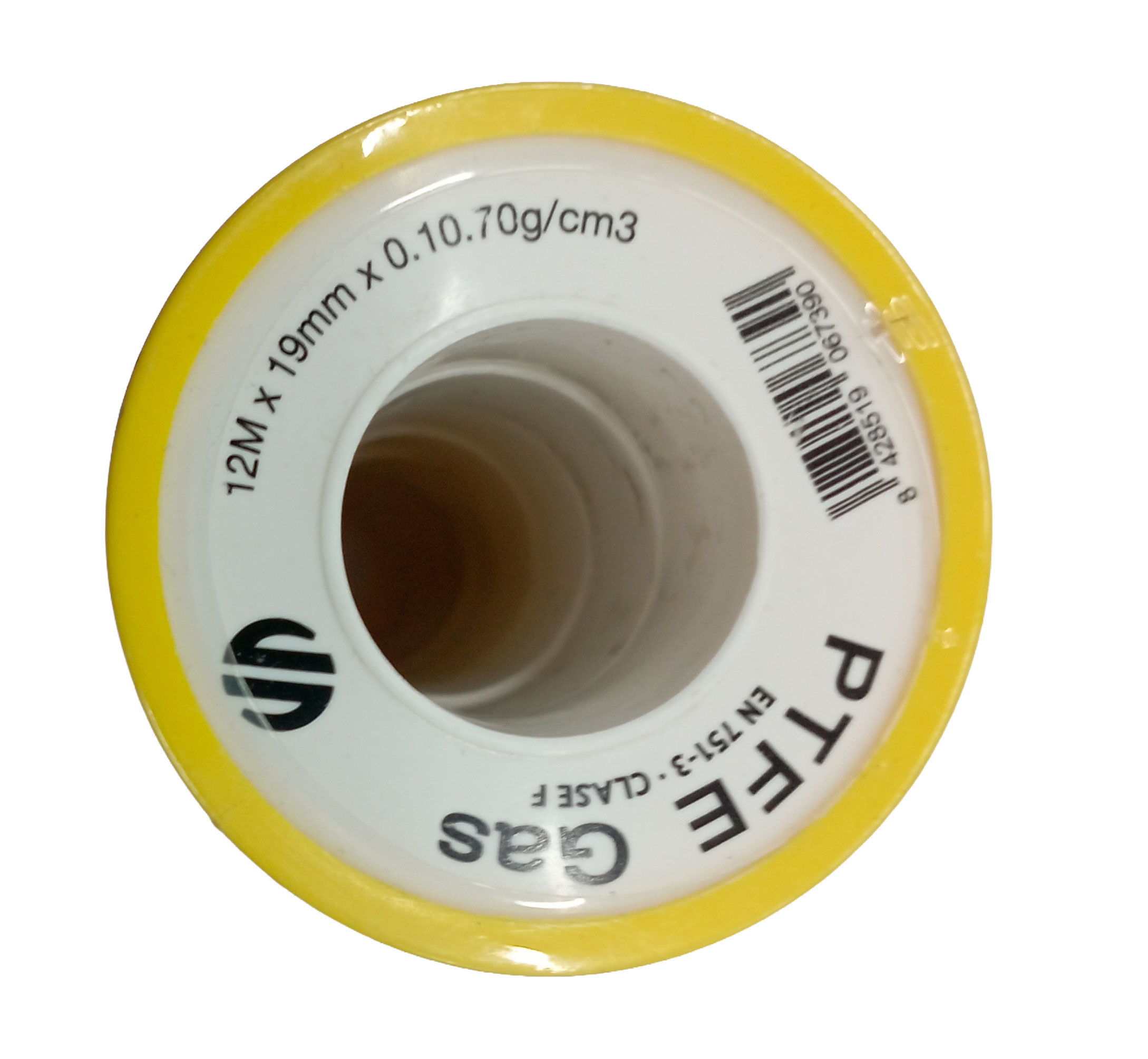 Тефлоновая лента для газа 19 мм × 0,1 мм × 12 м × 70 г/м² ARCO