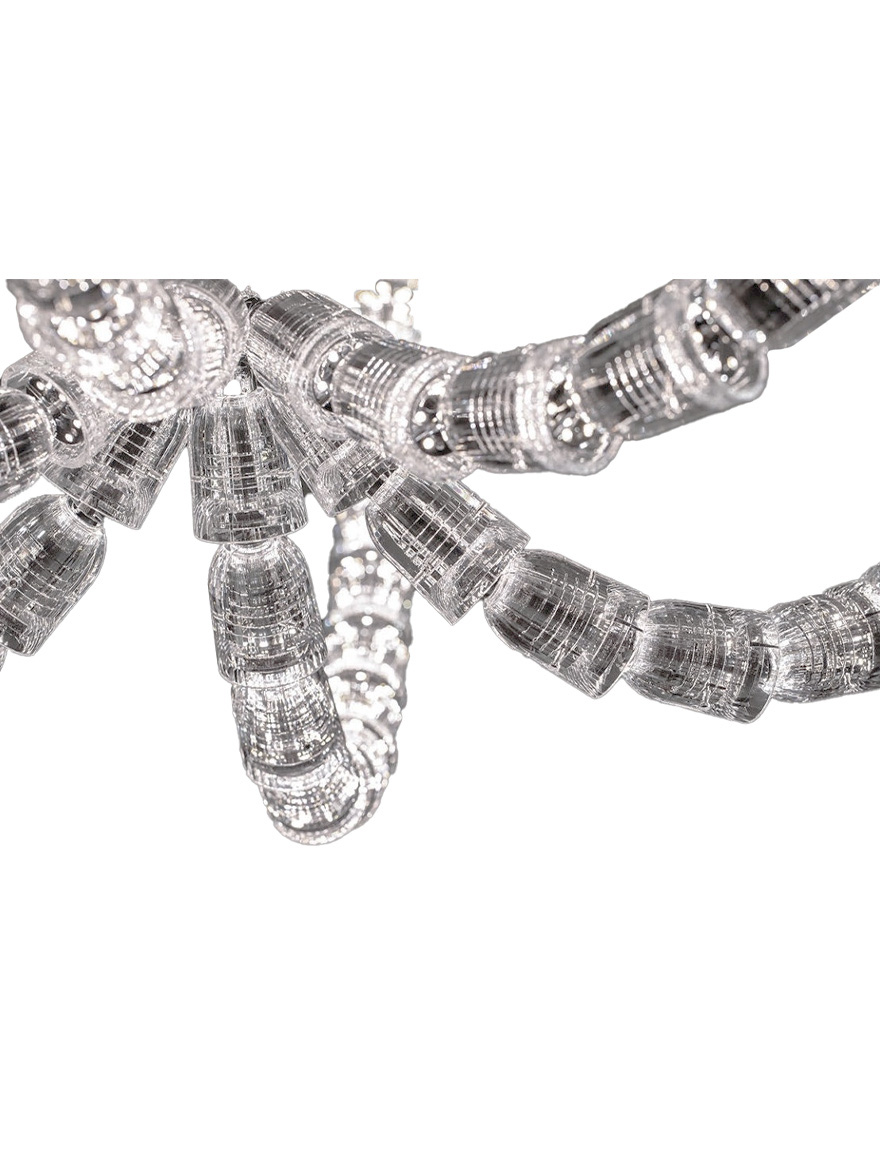Lustră LED MD19001034-6A 270W 3000K 175x2m,chrome LuminaLED 3