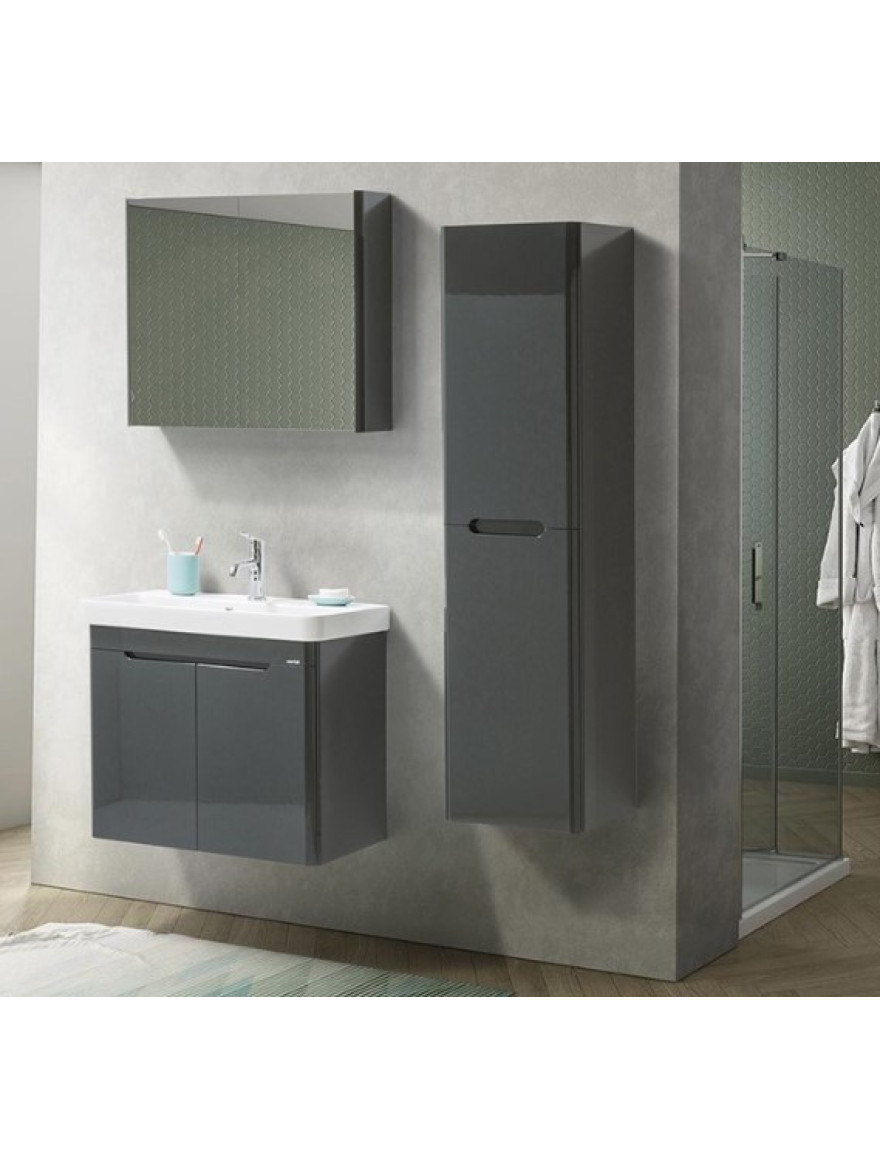 Dulap cu oglindă Martat Rio 70(antracite)