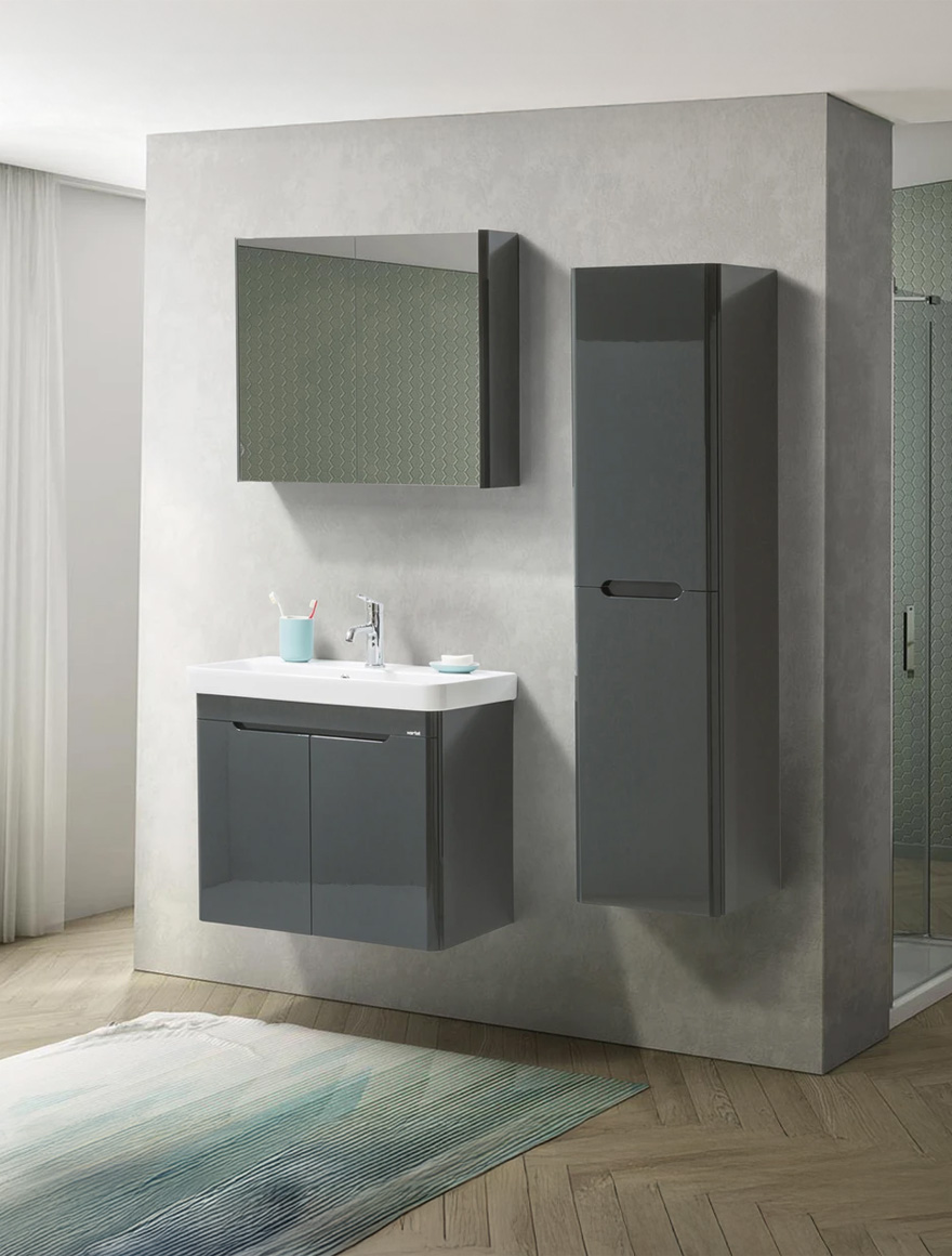 Mobilier de baie Martat Rio 70(antracite)