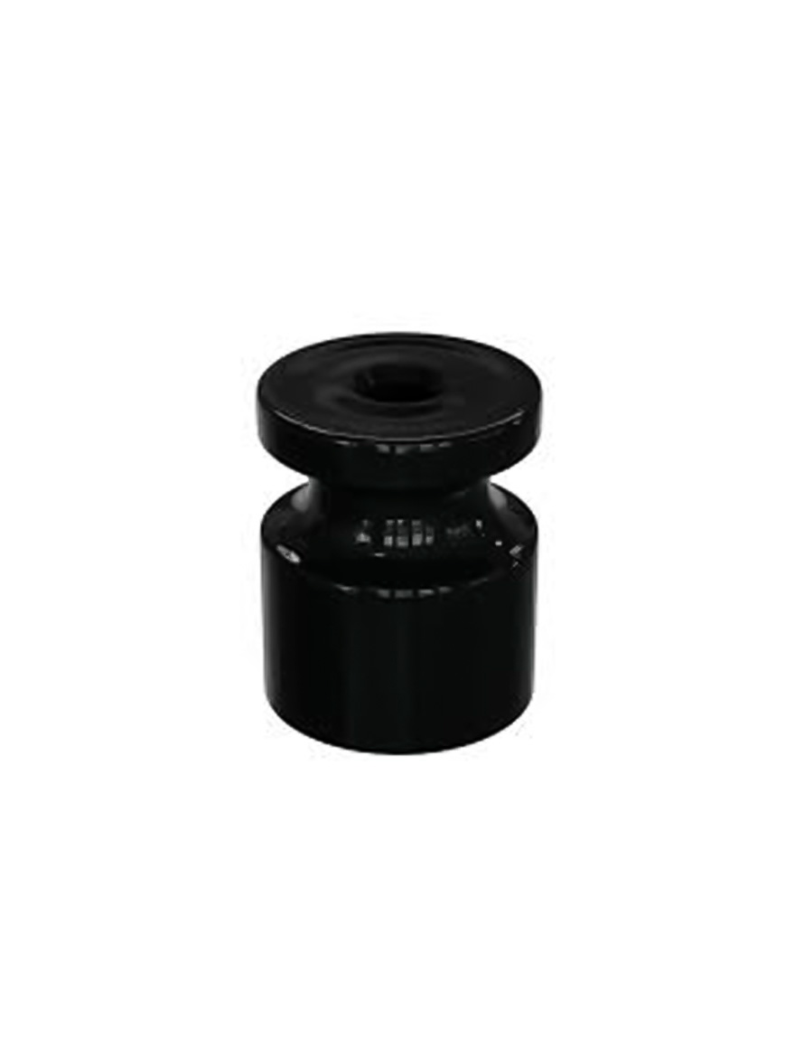 ML3002505 Изолятор Ретро D20x24 пластик черный (100шт)