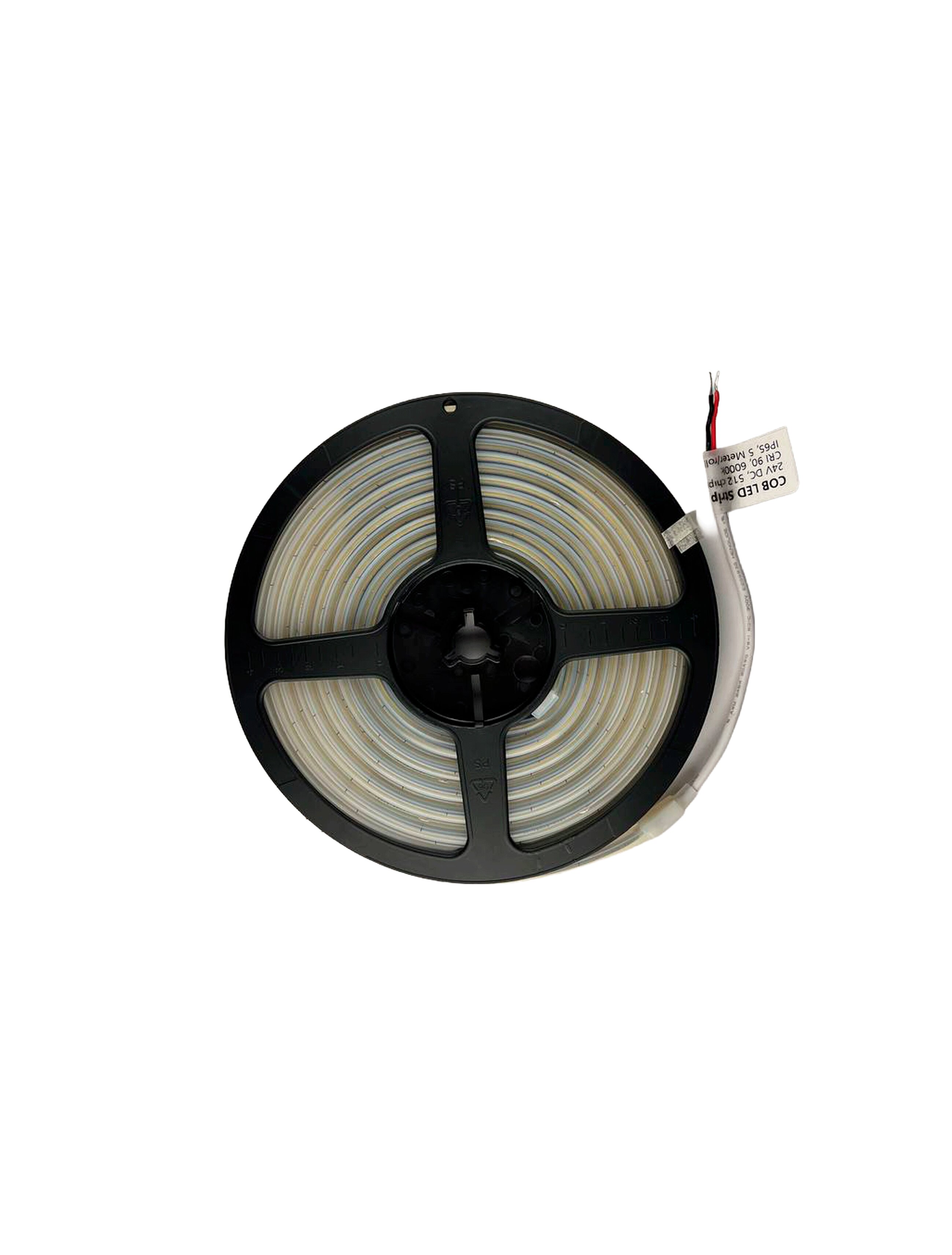 Светодиодная лента COB 12 Вт 24 В (512 чипов/м) IP65 6000K 5 м LuminaLED